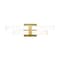 Z-Lite Zane Vanity, 2-Light, 18 In.W x 2.5 In.L x 5 In.H, Modern Gold/Frosted 1008-18W-MGLD-LED - alternate 3